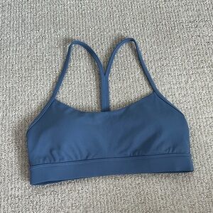 Lululemon Athletica Flow Y Oasis Blue Sports Bra
